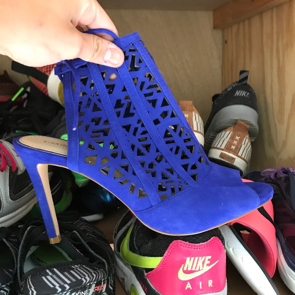 Super cute like new blue heels